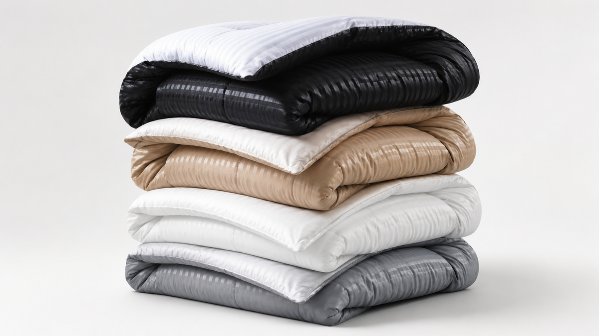 Stack van twee luxe VD Living dekbedden